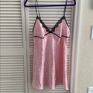 Pink Polka Dot Night Slip